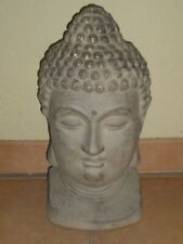 Statue statuette tête de Bouddha zen yoga spa meditation jardin / hauteur 40 cm