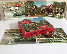 10⚜️ Ancien Puzzles Willeb Réf 1753 Complet 40 Pièces Vintage
