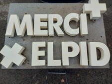 Lettre enseigne vintage - lettre,