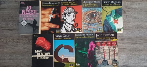 Lot livres folio policier - 9,