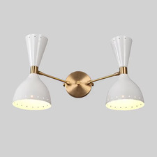 Applique murale moderne double