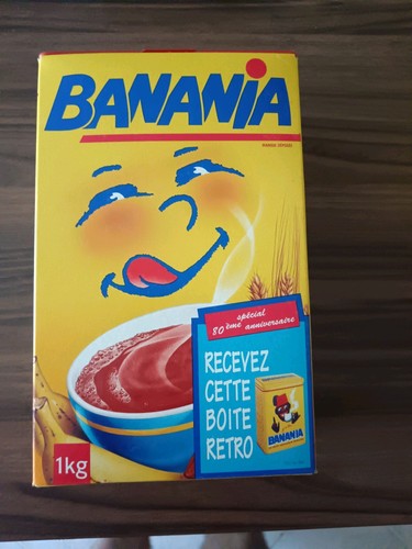 Banania boîte carton 1kg - boîte,