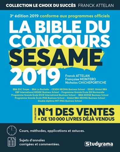 Bible concours sésame - bible, du