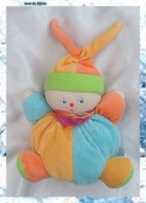 Doudou Clown Lutin Arlequin