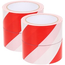  4 Rolls Ruban De Signalisation Bande Réfléchissante En Plastique