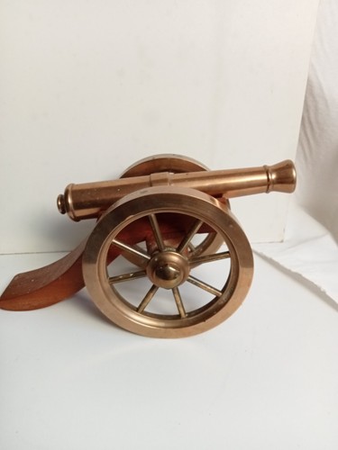 Canon bronze doré hauteur - canon, en