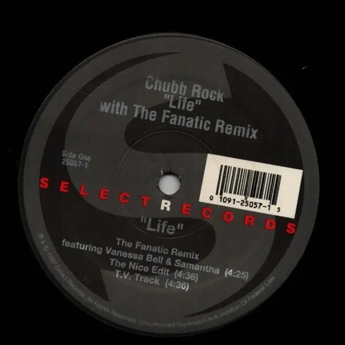 Chubb rock life single vinyle - rock,