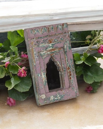 Miroir décoratif bois - en,