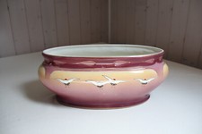 Jardinière ou vasque, ovale, pied douche, Faïencerie Fives-Lille