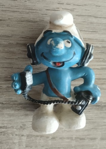 Figurine schtroumpf radio - figurine, cb