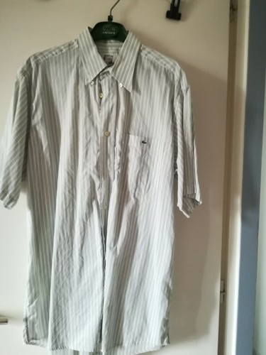 Chemise raye vert blanc - chemise,