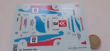 decalcomanie decals 1/43 ax tour de corse rallye