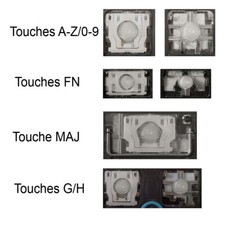 Touche de Clavier FR pour DELL Precision 3510 3520 7510 7520 Latitude 5590 5591