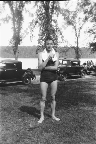 1930s candid handsome man - , in