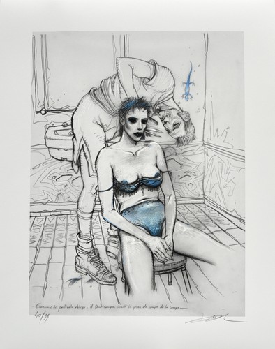Enki bilal estampe - enki, .estampe