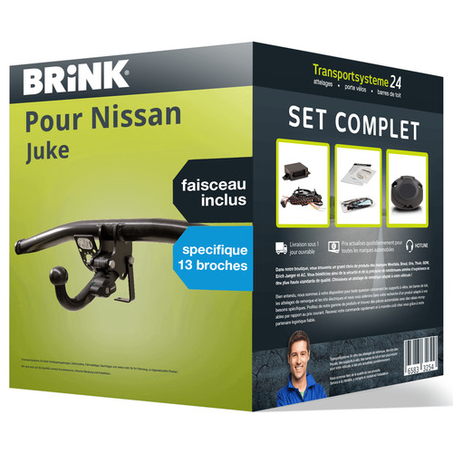 Attelage amovible brink pour - attelage,