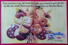 Publicité de Presse: Aliment Gâteau  Biscuits BARILLA au MOULIN BLANC 1986