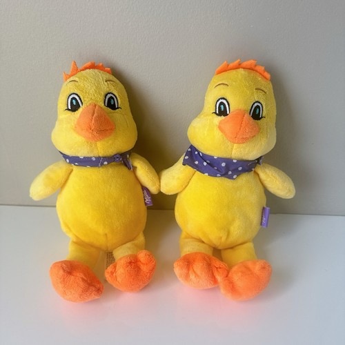 Peluche canard jaune - , orange
