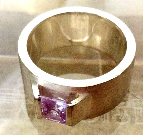 Grosse bague ancienne argent - grosse,