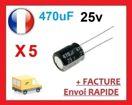 Lot condensateur chimique - lot,