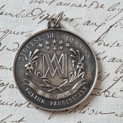 Grande médaille argent - grande, en