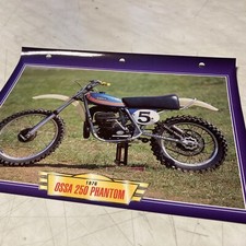 Ossa 250 Phantom cross 1976 fiche carte moto passion collection Atlas