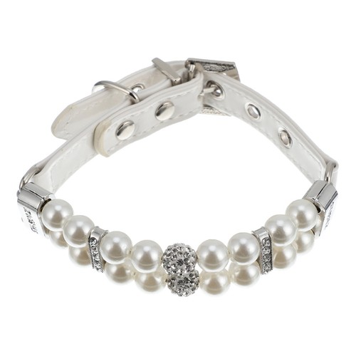 Collier cuir - collier, en