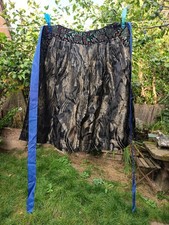 Ancien Tablier en Soie Costume