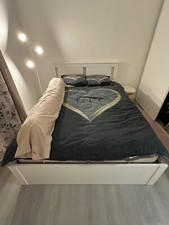 Lit coffre 140x200 blanc - lit,