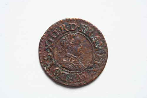 Denier tournois paris 1614 - denier, a