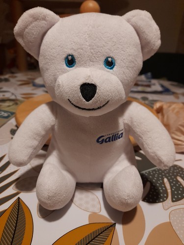 Doudou peluche ours blanc - doudou,
