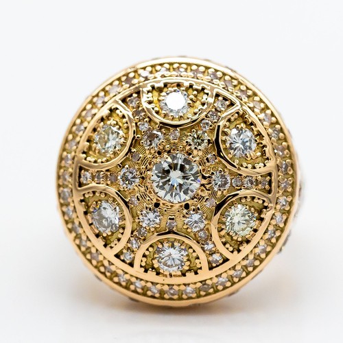 Bague 750 18k jaune - 750/18k, or