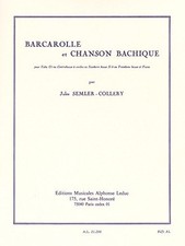 Barcarolle et Chanson Bachique pour Tuba Ut ou Contrebasse à cordes basse Si b o