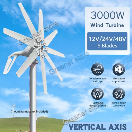 3000w 12v 24v - 12v, turbine