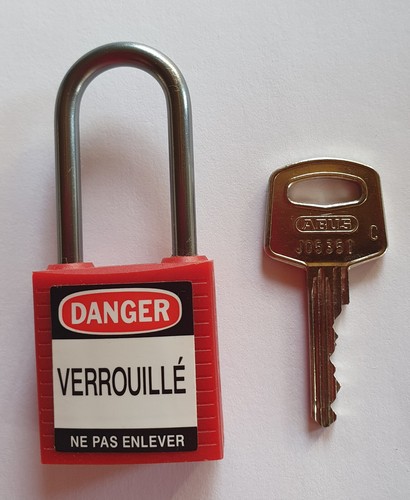 Cadenas consignation rouge - cadenas, de
