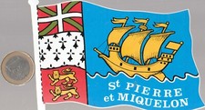 AUTOCOLLANTS. Régionalisme.   SAINT PIERRE et MIQUELON