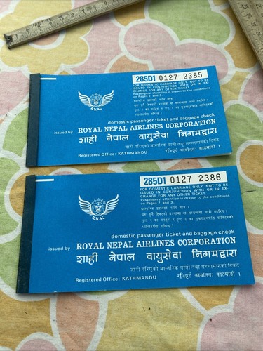Anciens billets avion - anciens,