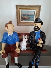 Tintin Haddock et Milou sur un