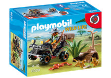 Playmobil 6939 Boîte neuve, encore scellé / Wild life Braconnier avec quad 