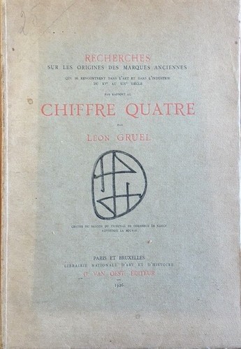 Chiffre quatre léon gruel - chiffre,
