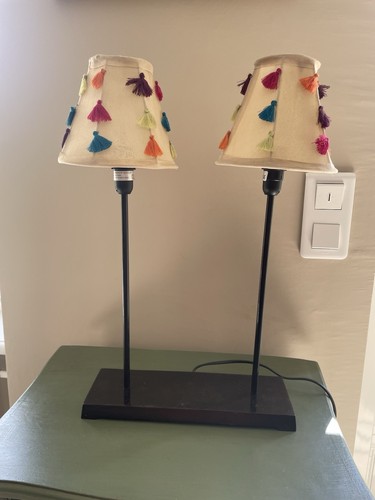 Lampe poser double en - lampe,