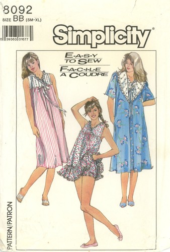 Simplicity 8092 easy robe - easy,