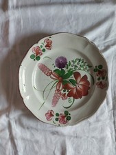 GRAND PLAT EN CERAMIQUE PEINTE