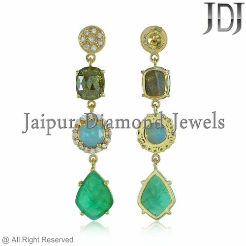 Naturel émeraude diamant - Émeraude,