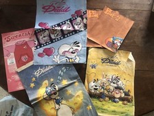 Diddl ensemble de faces de sacs commerciaux découpes cartons cartons