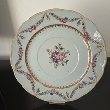 Assiette XVIIIè Compagnie Des