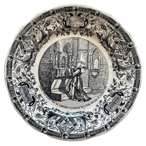 Assiette ancienne - assiette,