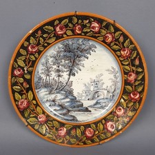 Assiette Céramique Paysage Et