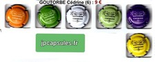GOUTORBE CEDRINE  -  6 capsules de champagne