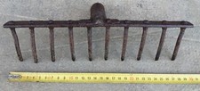 D3- Râteau OUTIL ANCIEN Riveté de jardinage,  jardin, agriculture 